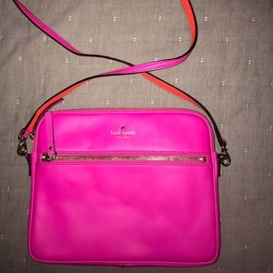 Pink Leather Kate Spade Crossbody Purse